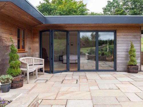 double glazed bifold door